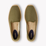 Men's Smoking Espadrille | Woven Color | Oliva Green - Tonal - Men's Espadrilles - Oliva Green - Tonal - Soludos - 