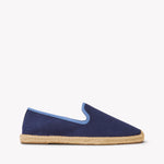Men's Smoking Espadrille | Woven Color | Dark Navy - Blue - Men's Espadrilles - Dark Navy - Blue - Soludos - 