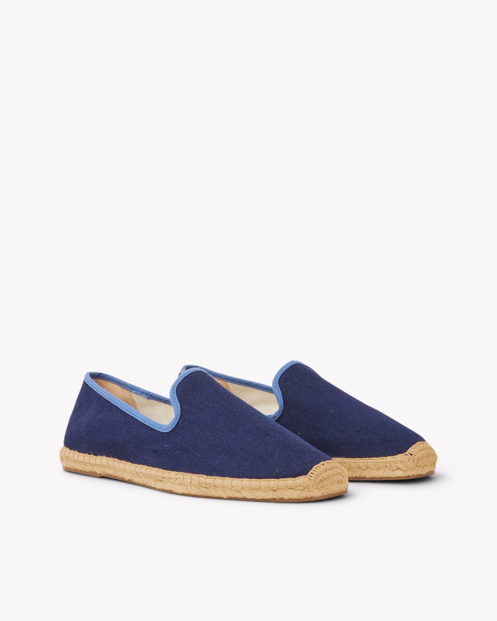 Men's Smoking Espadrille | Woven Color | Dark Navy - Blue - Men's Espadrilles - Dark Navy - Blue - Soludos - 