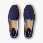 Men's Smoking Espadrille | Woven Color | Dark Navy - Blue - Men's Espadrilles - Dark Navy - Blue - Soludos - 