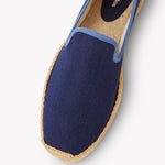Men's Smoking Espadrille | Woven Color | Dark Navy - Blue - Men's Espadrilles - Dark Navy - Blue - Soludos - 