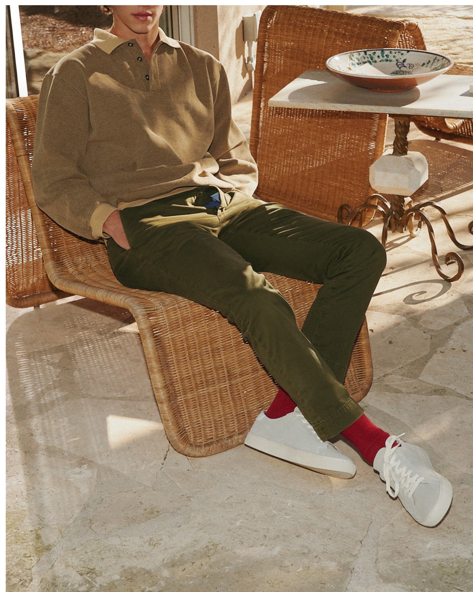 The Original Ibiza - Suede - Stucco Gray - Men's - Men's Sneakers - Stucco Gray - Soludos - 