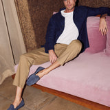 Men's Venetian Loafers | Suede | Indigo Blue