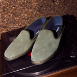 Men's Venetian Loafers | Suede | Bottle Green