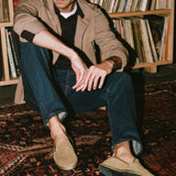 Men's Venetian Loafers | Suede | Camel Brown