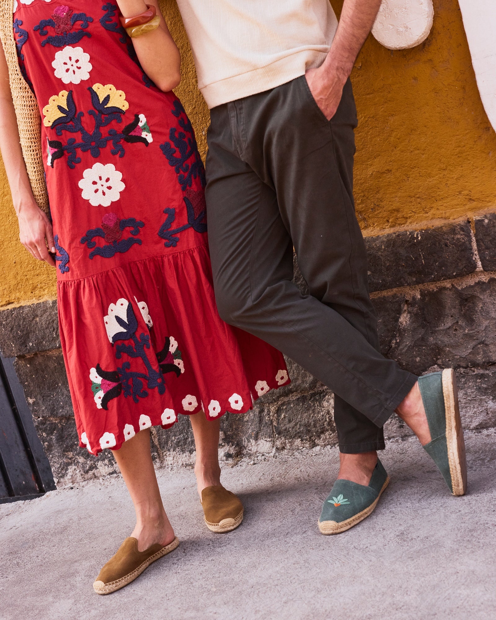 Women's Smoking Mule Espadrille | Suede | Miel Brown - Women's Espadrilles - Miel Brown - Soludos - 