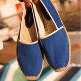Men's Original Espadrille | Terry | French Blue - White - Men's Espadrilles - French Blue - White - Soludos - 