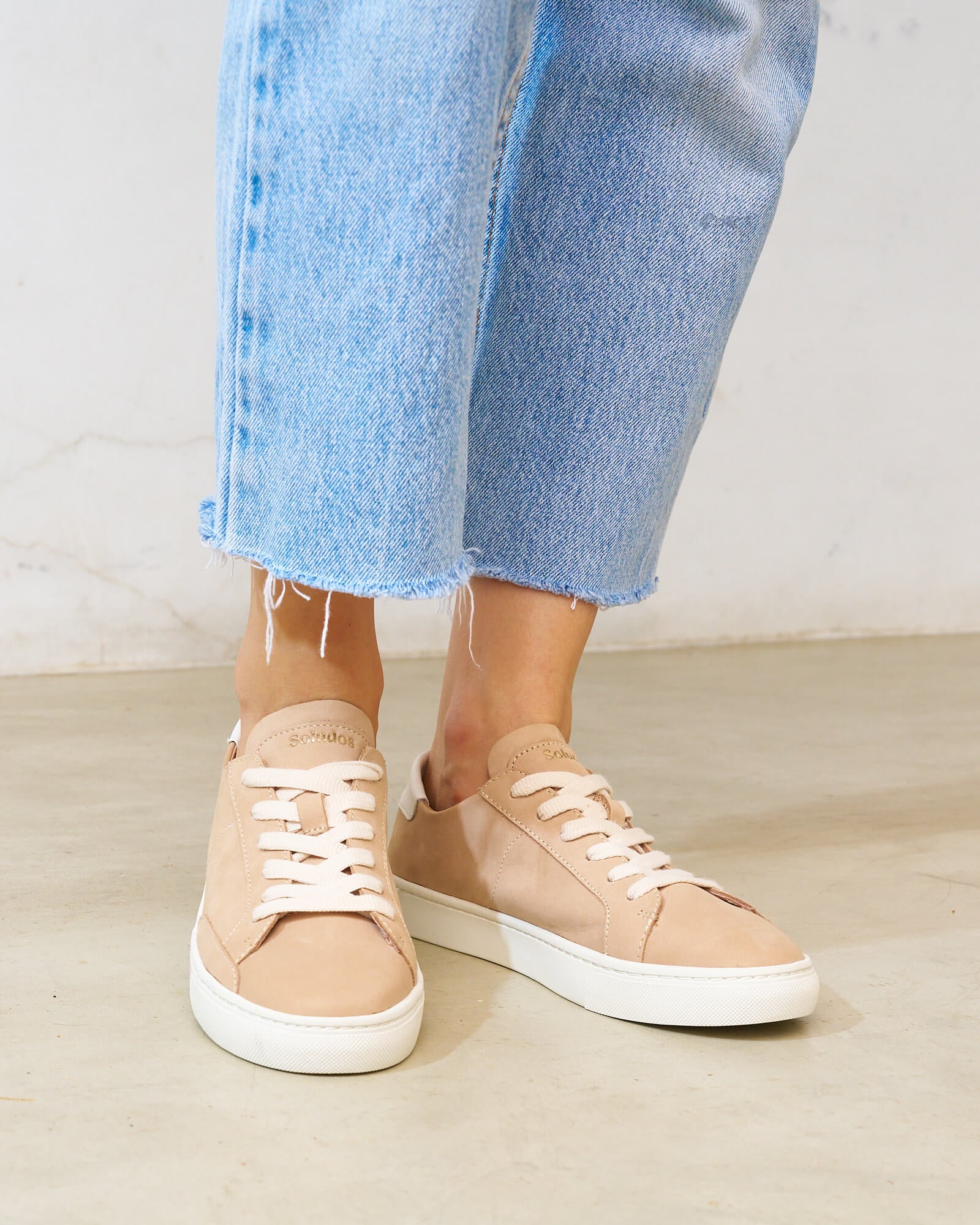 The Original Ibiza - Suede - Champagne Pink - Women's - Women's Sneakers - Champagne Pink - Soludos - 