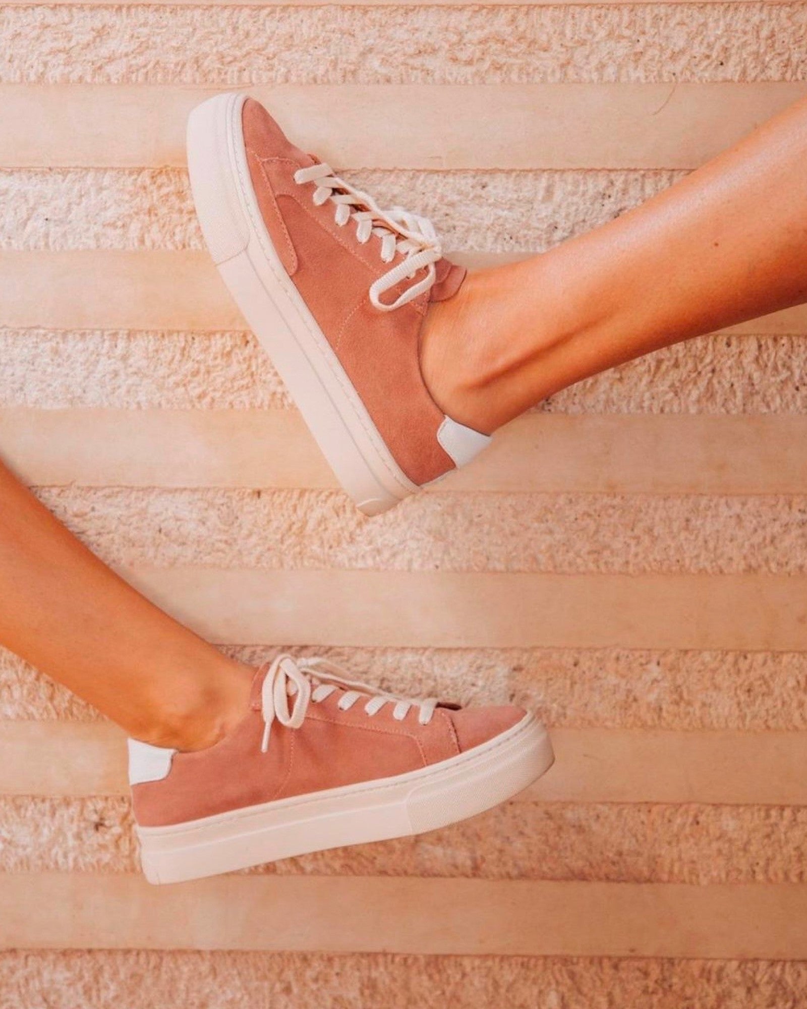 The Ibiza Platform - Suede - Dusty Rose - Women's