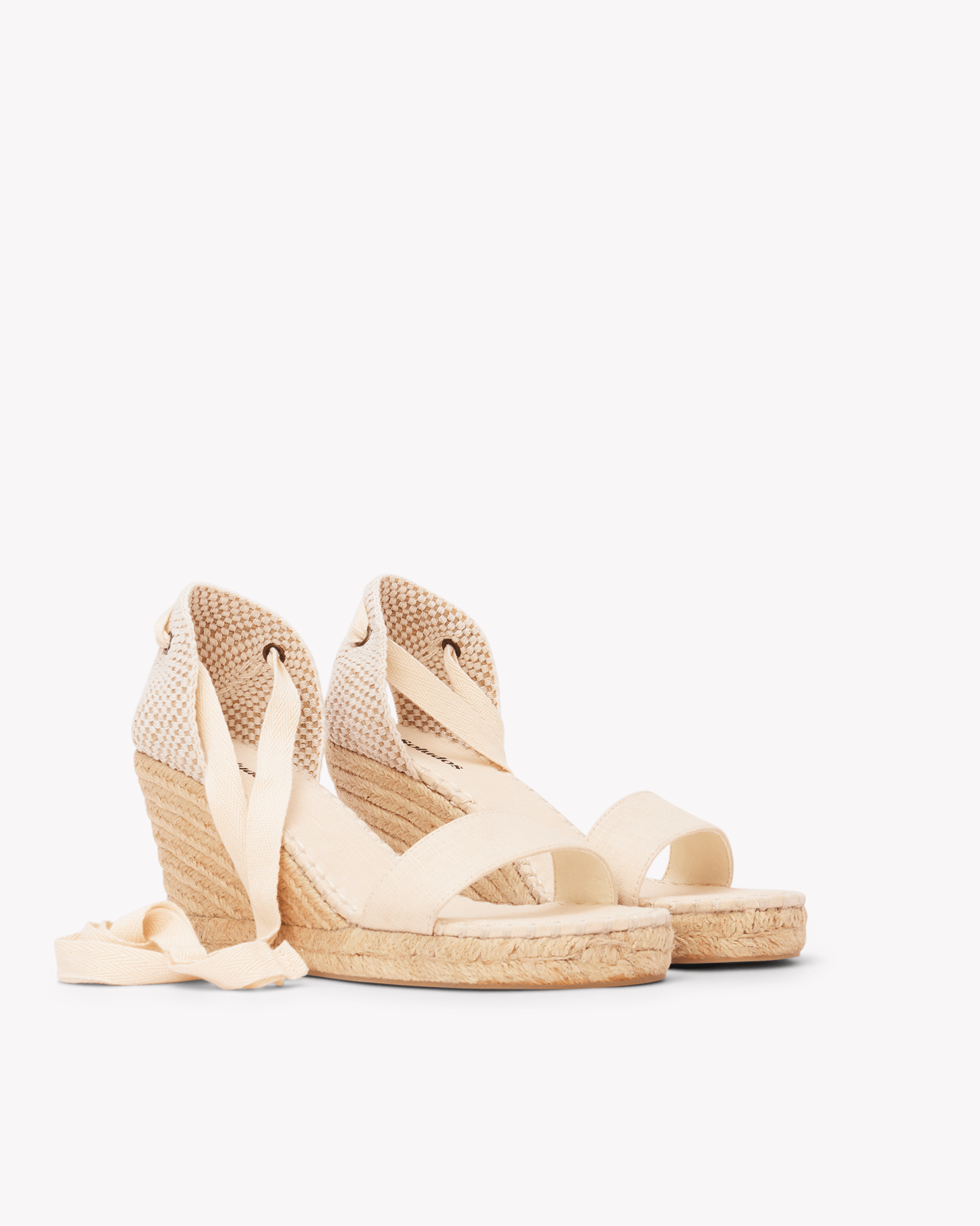 Women's Capri Wedge Espadrille | Linen Color | La Concha Ivory - Womens Espadrilles - La Concha Ivory - Soludos - 