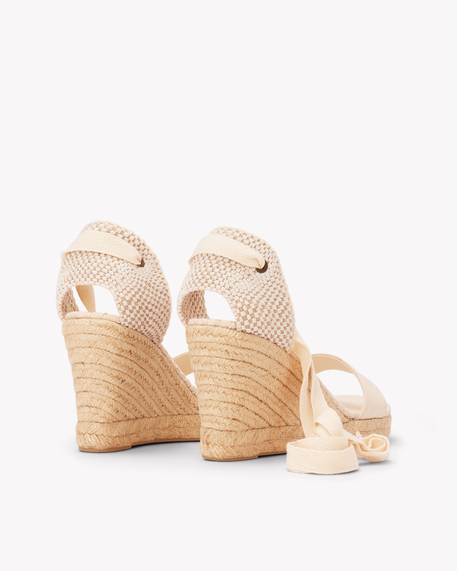 Women's Capri Wedge Espadrille | Linen Color | La Concha Ivory - Womens Espadrilles - La Concha Ivory - Soludos - 