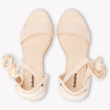 Women's Capri Wedge Espadrille | Linen Color | La Concha Ivory - Womens Espadrilles - La Concha Ivory - Soludos - 