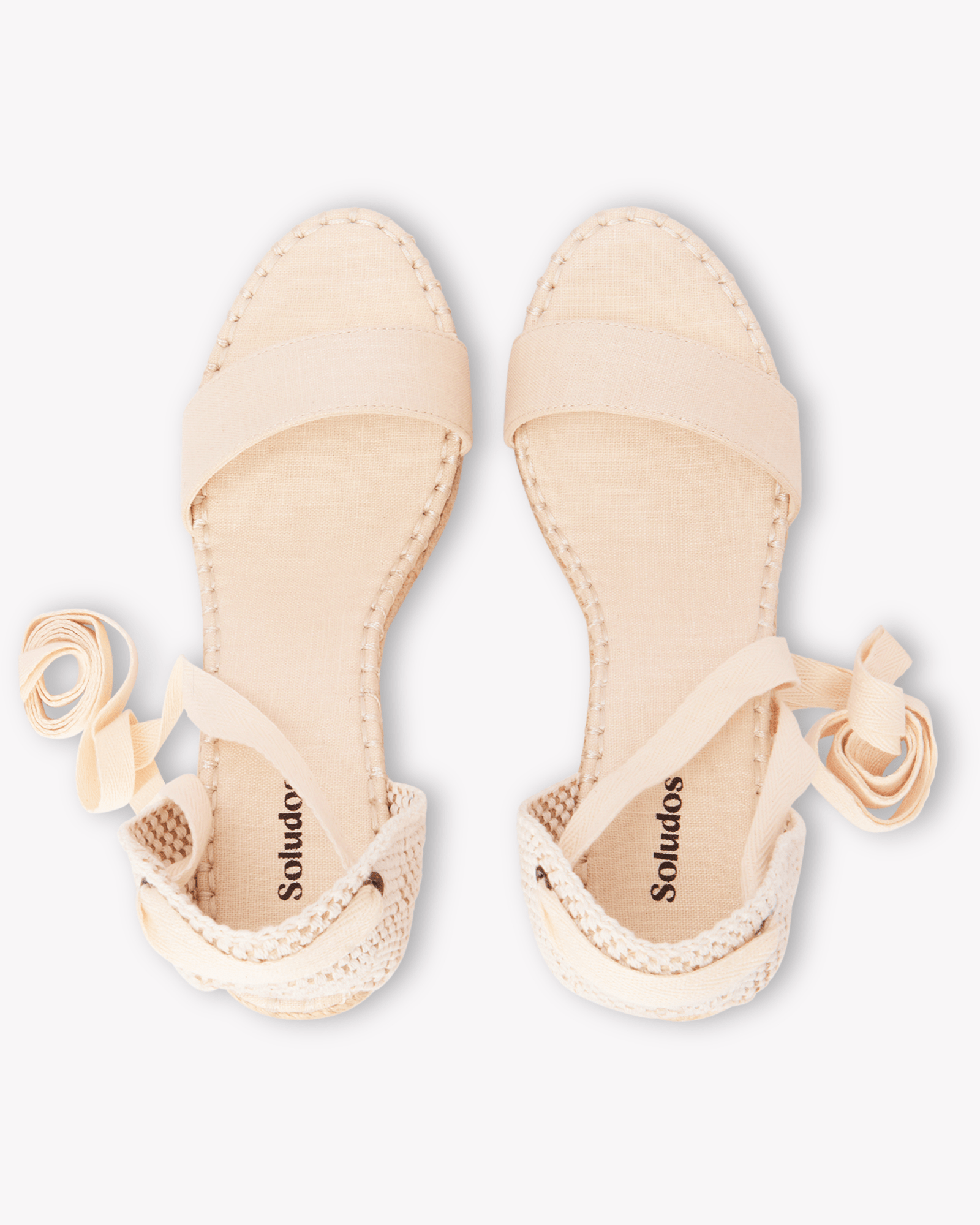 Women's Capri Wedge Espadrille | Linen Color | La Concha Ivory - Womens Espadrilles - La Concha Ivory - Soludos - 