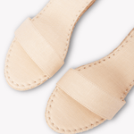 Women's Capri Wedge Espadrille | Linen Color | La Concha Ivory - Womens Espadrilles - La Concha Ivory - Soludos - 