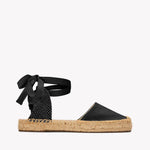 The Lauren Lace Up - Core - Noche Black - Women's - Women's Espadrilles - Noche Black - Soludos - 