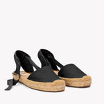 The Lauren Lace Up - Core - Noche Black - Women's - Women's Espadrilles - Noche Black - Soludos - 
