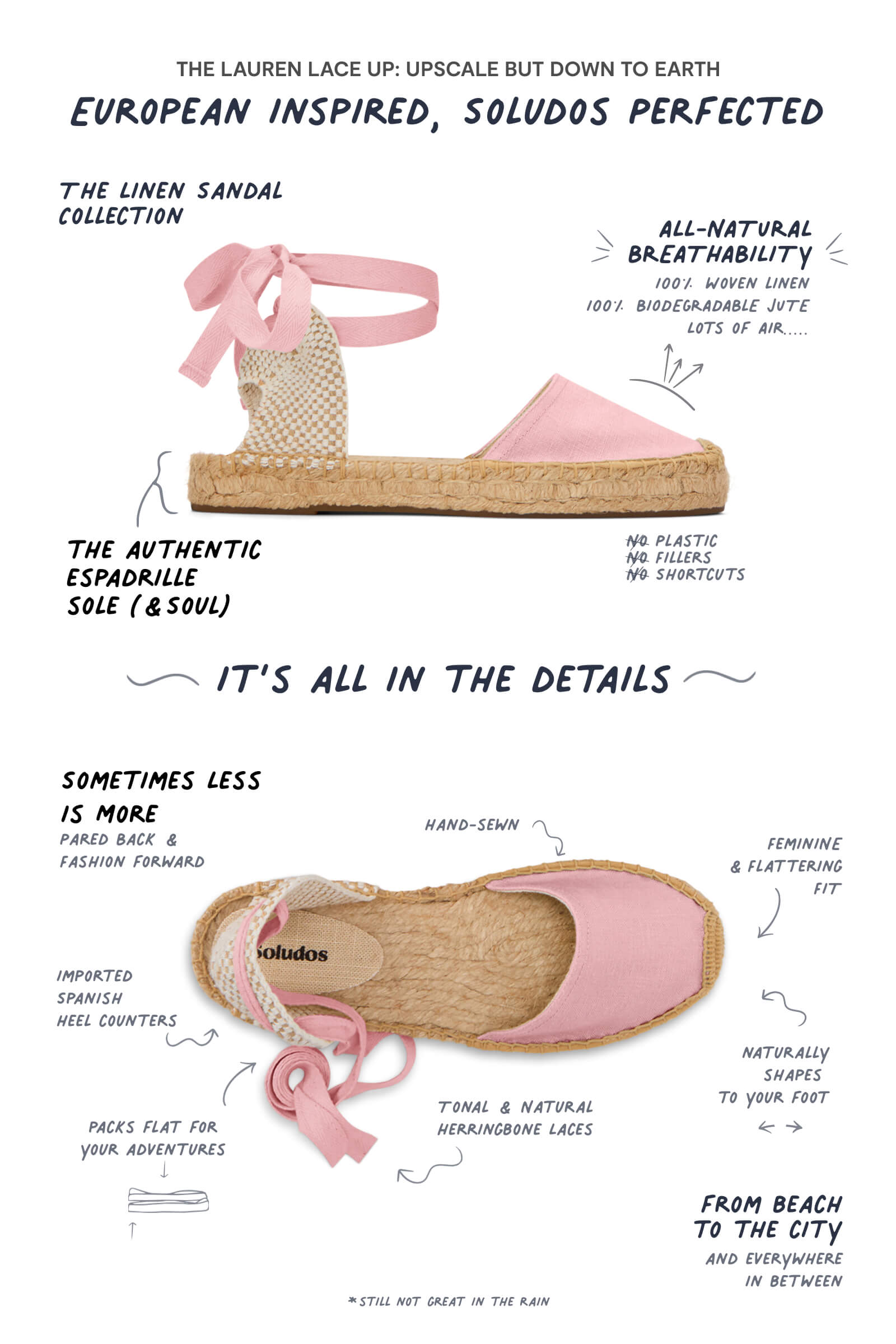 Soludos Women s Lace Up Espadrille Quartz Pink