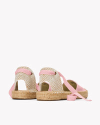 The Lauren Lace Up - Seasonal - Quartz Pink - Women's - Women's Espadrilles - Quartz Pink - Soludos - 