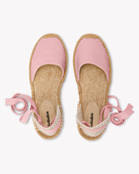 The Lauren Lace Up - Seasonal - Quartz Pink - Women's - Women's Espadrilles - Quartz Pink - Soludos - 