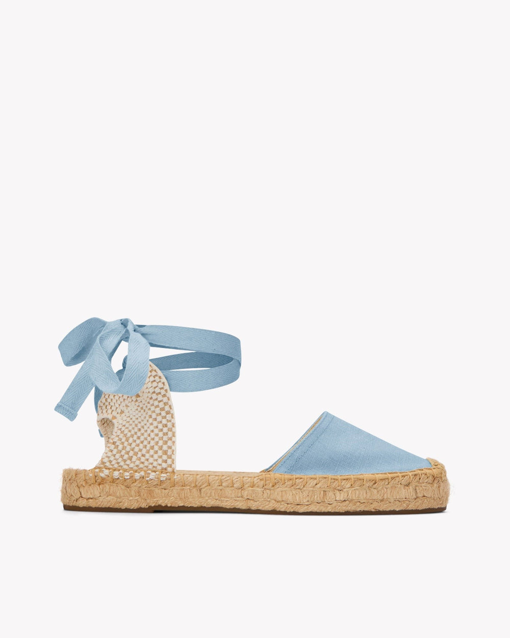 The Lauren Lace Up - Seasonal - Cielo Blue - Women's - Women's Espadrilles - Cielo Blue - Soludos - 