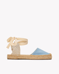 The Lauren Lace Up - Seasonal - Cielo Blue - Women's - Women's Espadrilles - Cielo Blue - Soludos - 