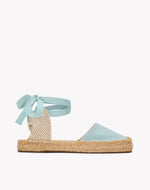 The Lauren Lace Up - Seasonal - Sea Spray Green - Women's - Women's Espadrilles - Sea Spray Green - Soludos - 