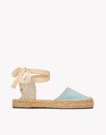 The Lauren Lace Up - Seasonal - Sea Spray Green - Women's - Women's Espadrilles - Sea Spray Green - Soludos - 