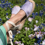 The Lauren Lace Up - Seasonal - Lavender Purple - Women's - Women's Espadrilles - Lavender Purple - Soludos - 