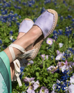 The Lauren Lace Up - Seasonal - Lavender Purple - Women's - Women's Espadrilles - Lavender Purple - Soludos - 
