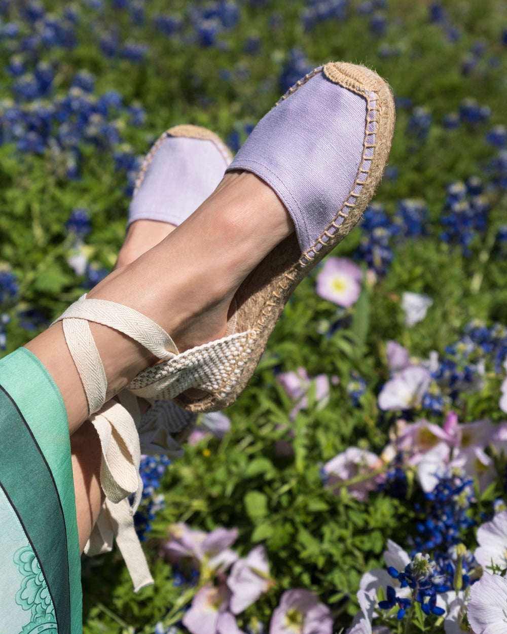 The Lauren Lace Up - Seasonal - Lavender Purple - Women's - Women's Espadrilles - Lavender Purple - Soludos - 