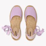The Lauren Lace Up - Seasonal - Lavender Purple - Women's - Women's Espadrilles - Lavender Purple - Soludos - 