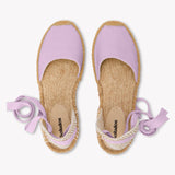 The Lauren Lace Up - Seasonal - Lavender Purple - Women's - Women's Espadrilles - Lavender Purple - Soludos - 