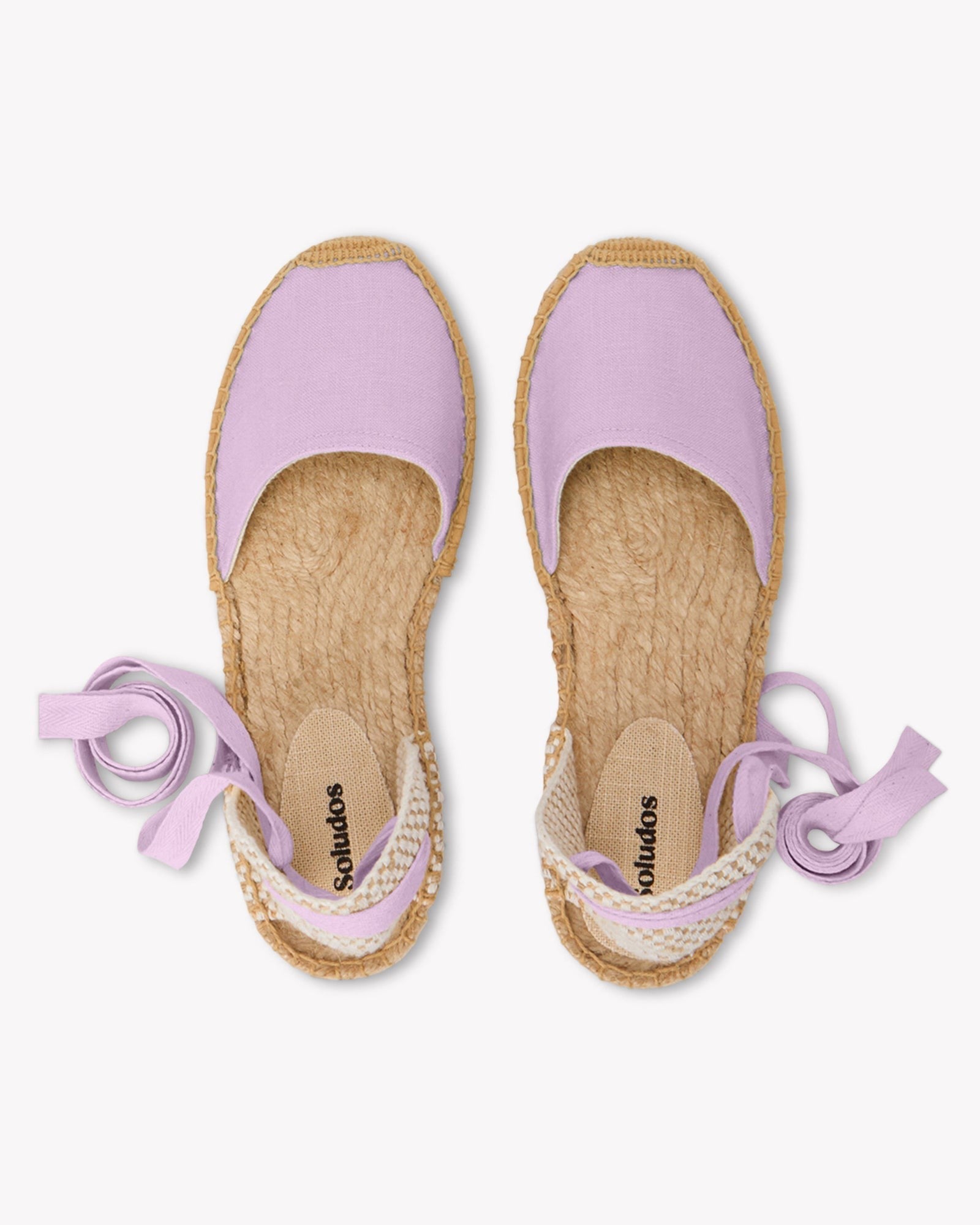 The Lauren Lace Up - Seasonal - Lavender Purple - Women's - Women's Espadrilles - Lavender Purple - Soludos - 