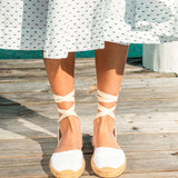 Womens_Espadrilles_The Lauren Lace Up_Linen Colors_Oasis White - Women's Espadrilles - Oasis White - Soludos - 