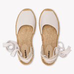 The Lauren Lace Up - Core - Oasis White - Women's - Women's Espadrilles - Oasis White - Soludos - 