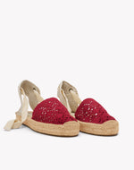Womens_Espadrilles_The Lauren Lace Up_Crochet_Reef Red - Women's Espadrilles - Reef Red - Soludos - 