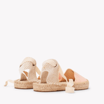 Women's Lauren Lace Up Espadrille | Vichy | Pink - Yellow - Womens Espadrilles - Pink - Yellow - ET2C - 