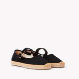 Women's Mary Jane Espadrille | Woven Color | Noche Black - Womens Espadrilles - Noche Black - ET2C - 