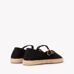 Women's Mary Jane Espadrille | Woven Color | Noche Black - Womens Espadrilles - Noche Black - ET2C - 