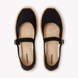 Women's Mary Jane Espadrille | Woven Color | Noche Black - Womens Espadrilles - Noche Black - ET2C - 