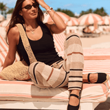 Women's Mary Jane Espadrille | Woven Color | Noche Black - Womens Espadrilles - Noche Black - ET2C - 