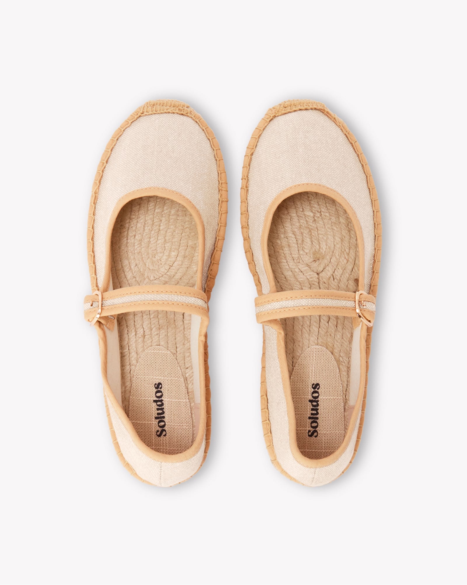 Women's Mary Jane Espadrille | Piping-Organic Woven Cotton | Natural Undyed - Women's Espadrilles - Natural Undyed - Soludos -