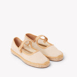 Women's Mary Jane Espadrille | Piping-Organic Woven Cotton | Natural Undyed - Women's Espadrilles - Natural Undyed - Soludos -