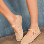 Women's Mary Jane Espadrille | Woven Color | Safari Brown - Womens Espadrilles - Safari Brown - ET2C - 
