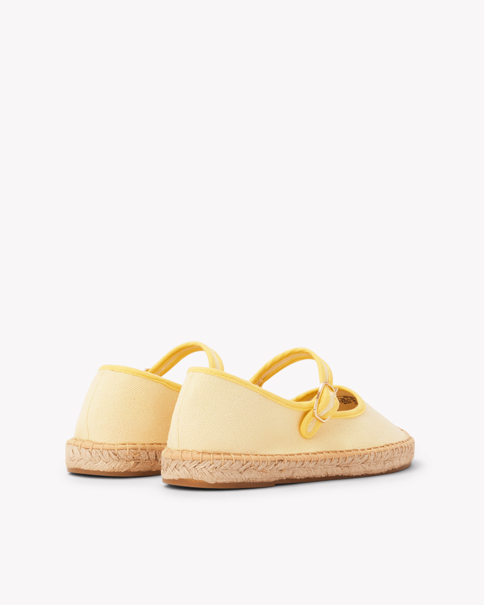 Women's Mary Jane Espadrille | Woven Color | Butter Yellow - Womens Espadrilles - Butter Yellow - ET2C - 