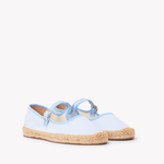 Women's Mary Jane Espadrille | Seersucker | Classic Blue - Womens Espadrilles - Classic Blue - ET2C - 