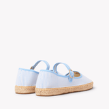 Women's Mary Jane Espadrille | Seersucker | Classic Blue - Womens Espadrilles - Classic Blue - ET2C - 