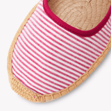 Women's Mary Jane Espadrille | Seersucker | Classic Pink - Womens Espadrilles - Classic Pink - ET2C - 