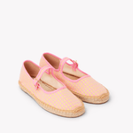 Women's Mary Jane Espadrille | Vichy | Pink - Yellow - Womens Espadrilles - Pink - Yellow - ET2C - 