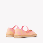 Women's Mary Jane Espadrille | Vichy | Pink - Yellow - Womens Espadrilles - Pink - Yellow - ET2C - 